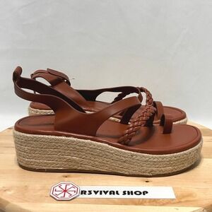 Aerosoles Dolly Espadrille Platform Braided Strap Sandals - Size 7.5M